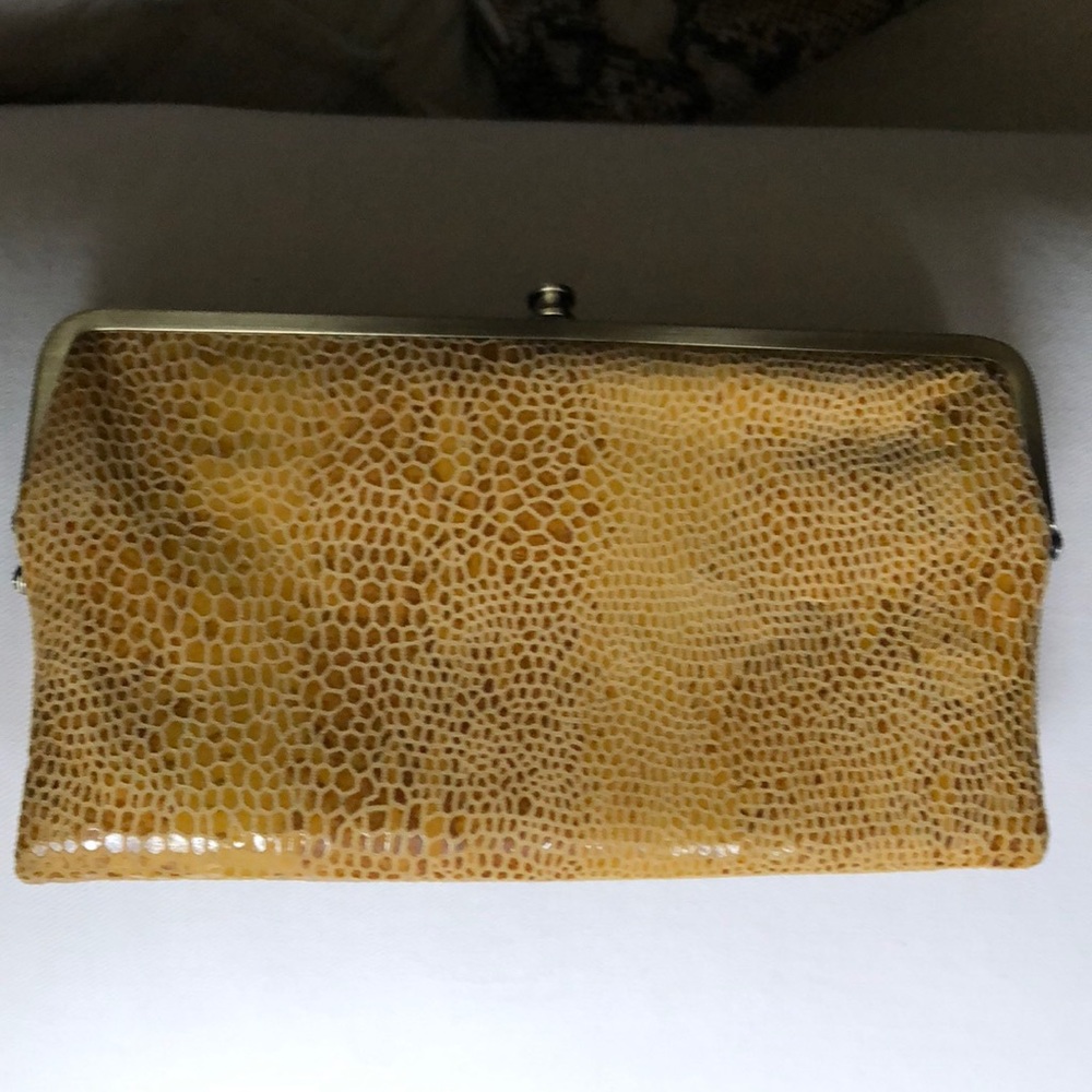 Hobo Lauren Wallet in Honey Snake—NWOT